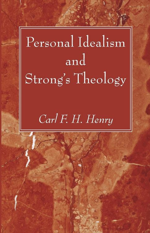Produktbild: Personal Idealism and Strong's Theology
