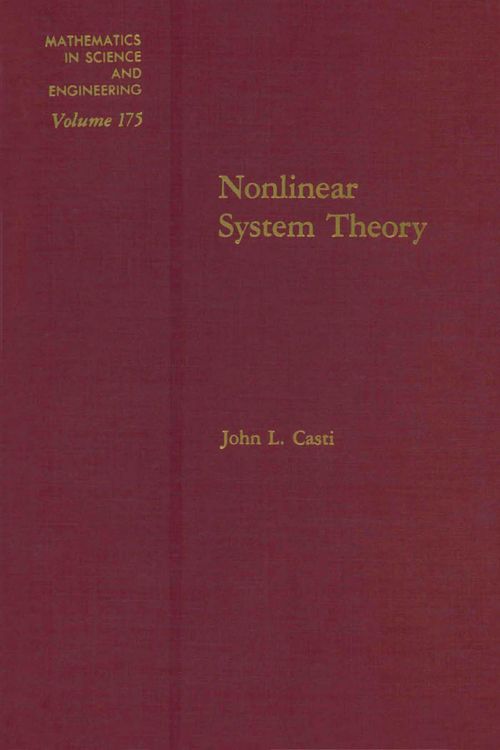 Produktbild: Nonlinear System Theory