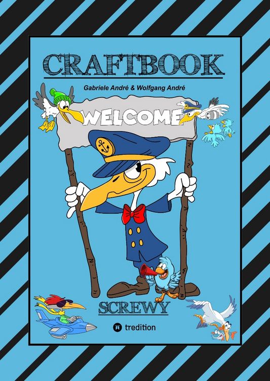 Produktbild: Craftbook - Total Verr&uuml;ckt - Screwy Motive - Lustig - Spass - Unterhaltsam - Knifflige R&auml;tsel - Tiere - Menschen - Orte - Freizeit - Spassig