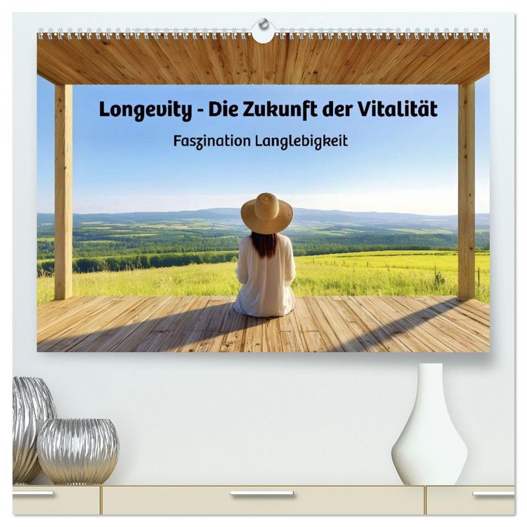 Produktbild: Longevity - Die Zukunft der Vitalit&auml;t (hochwertiger Premium Wandkalender 2027 DIN A2 quer), Kunstdruck in Hochglanz