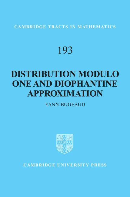 Produktbild: Distribution Modulo One and Diophantine Approximation