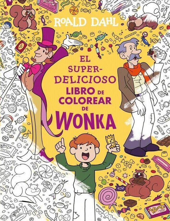 Produktbild: El superdelicioso libro para colorear de Wonka