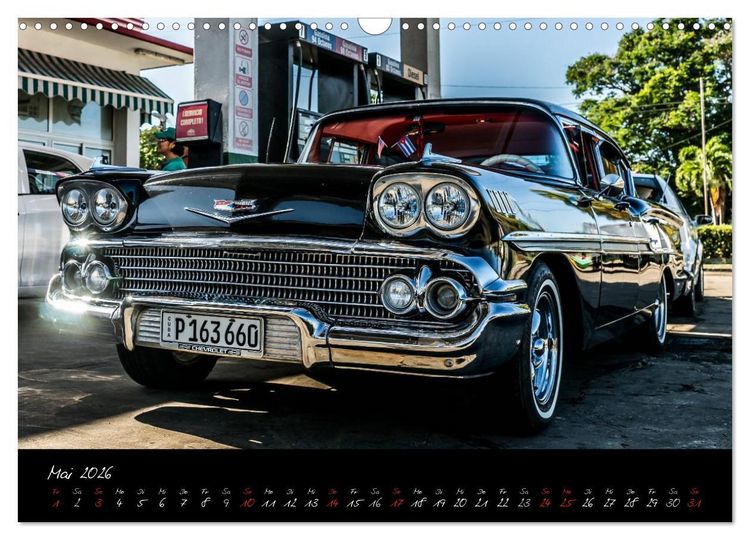 Produktbild: Kubas Klassische Automobile 2026 (Wandkalender 2026 DIN A3 quer), CALVENDO Monatskalender