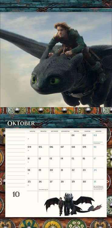 Produktbild: Drachenz&auml;hmen Broschurkalender 2027