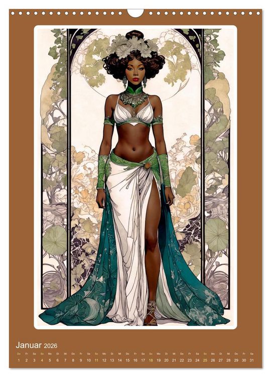 Produktbild: Illustrationskunst der Belle &Eacute;poque (Wandkalender 2026 DIN A3 hoch), CALVENDO Monatskalender