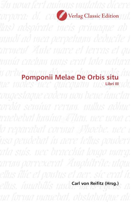 Produktbild: Pomponii Melae De Orbis situ