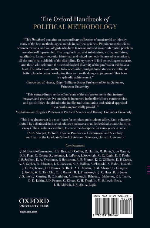 Produktbild: Ohb Political Methodology Ohbk C