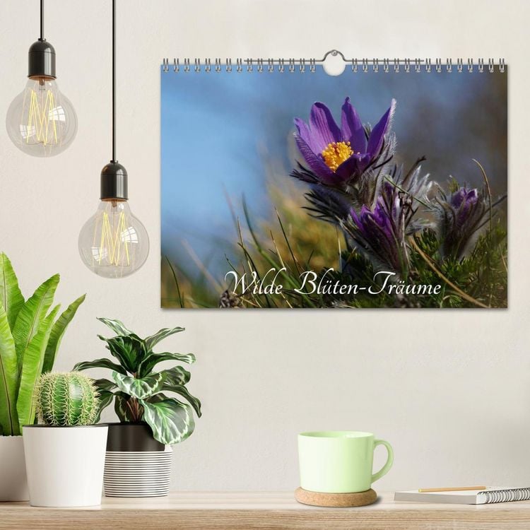 Produktbild: Wilde Bl&uuml;ten-Tr&auml;ume (Wandkalender 2026 DIN A4 quer), CALVENDO Monatskalender