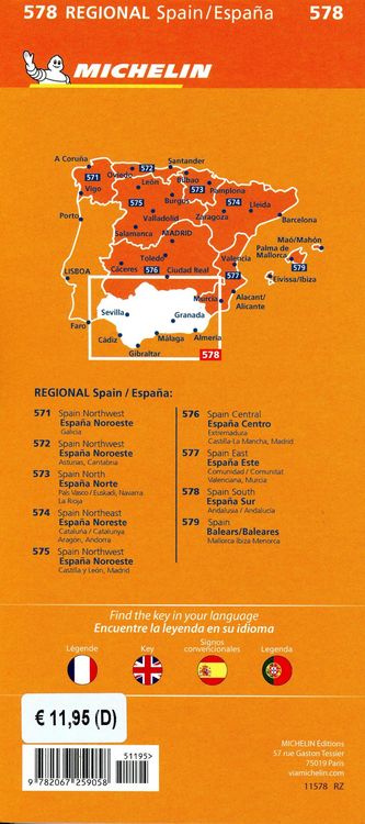 Produktbild: Michelin Andalusien