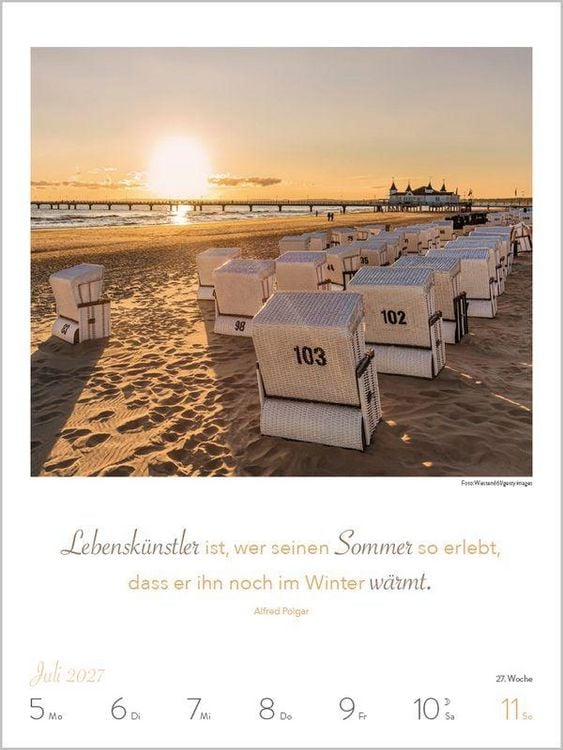 Produktbild: Literaturkalender Lebensweisheiten 2027