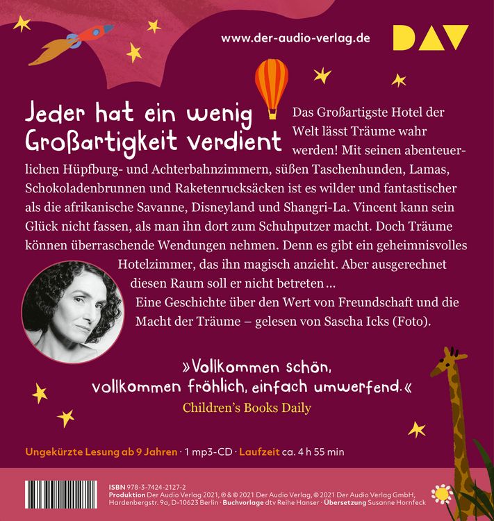 Produktbild: Vincent und das Gro&szlig;artigste Hotel der Welt