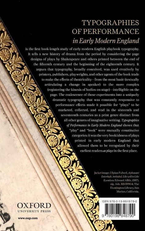 Produktbild: Typographies Perform Early Mod Eng C