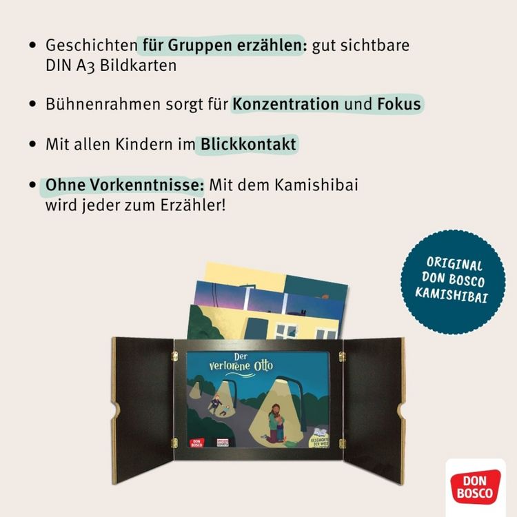 Produktbild: Der verlorene Otto. Kamishibai Bildkartenset