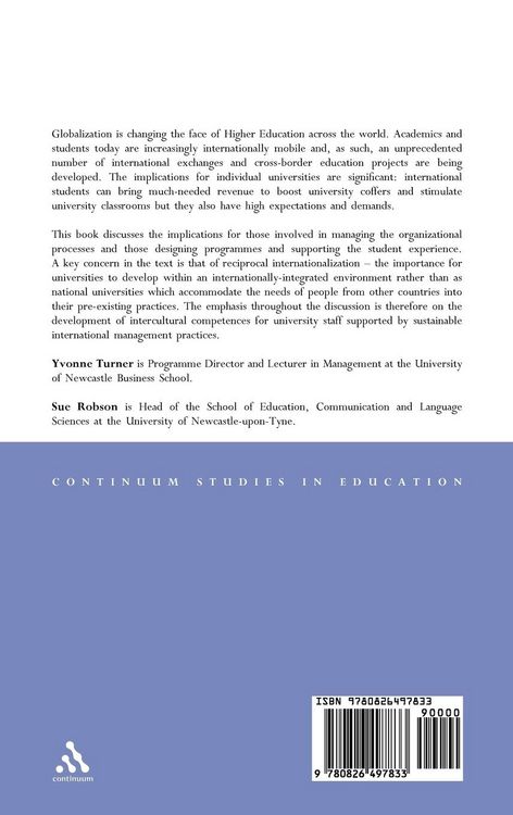 Produktbild: Internationalizing the University