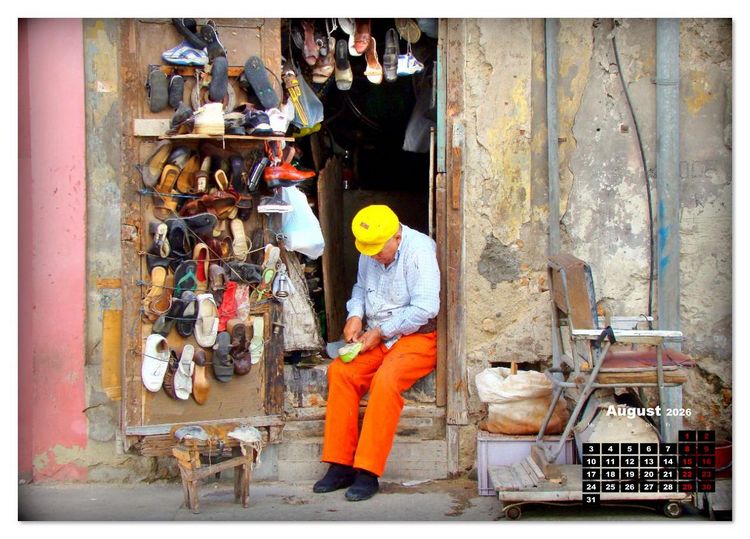 Produktbild: Zapateros - Schuhmacher in Havanna (Tischkalender 2026 DIN A5 quer), CALVENDO Monatskalender