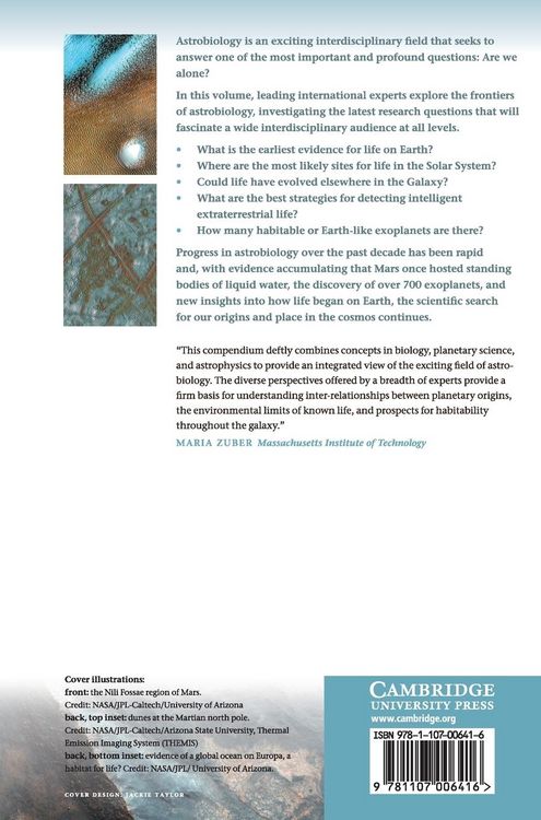 Produktbild: Frontiers of Astrobiology