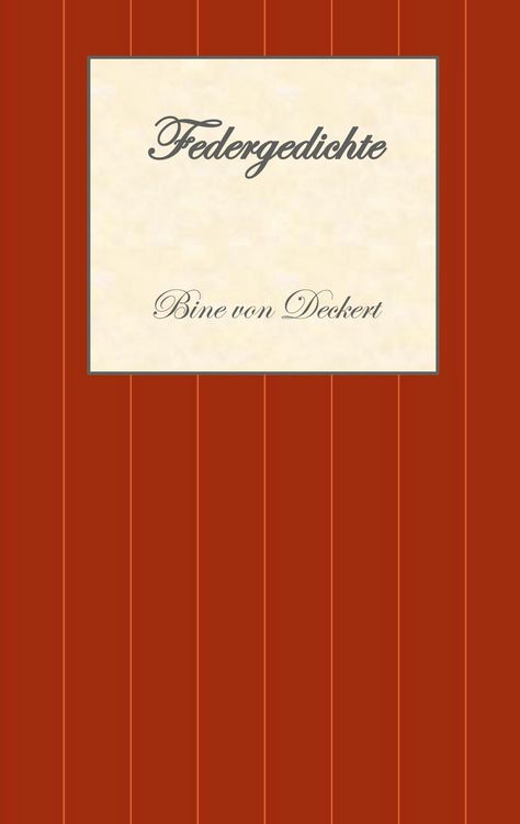 Produktbild: Federgedichte