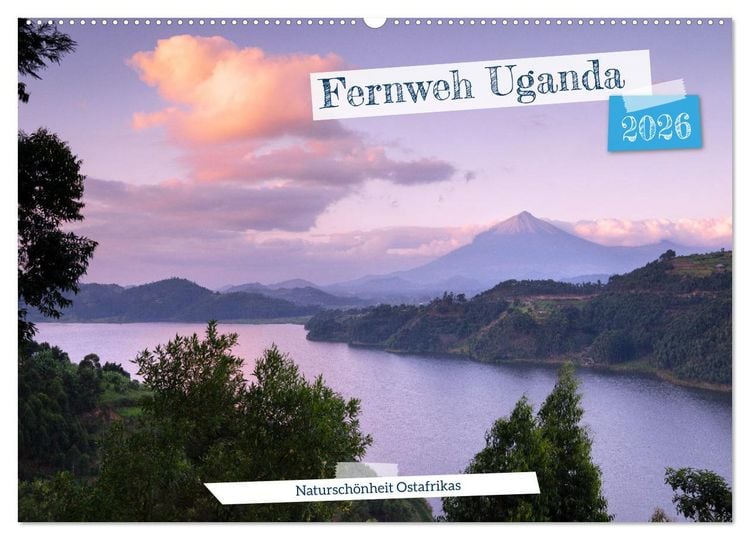 Produktbild: Fernweh Uganda - Natursch&ouml;nheit Ostafrikas (Wandkalender 2026 DIN A2 quer), CALVENDO Monatskalender