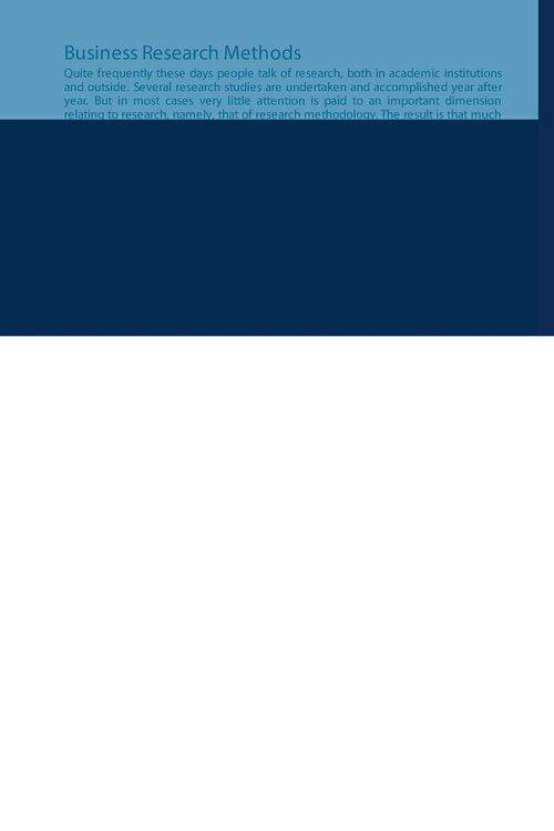 Produktbild: Business Research Methods