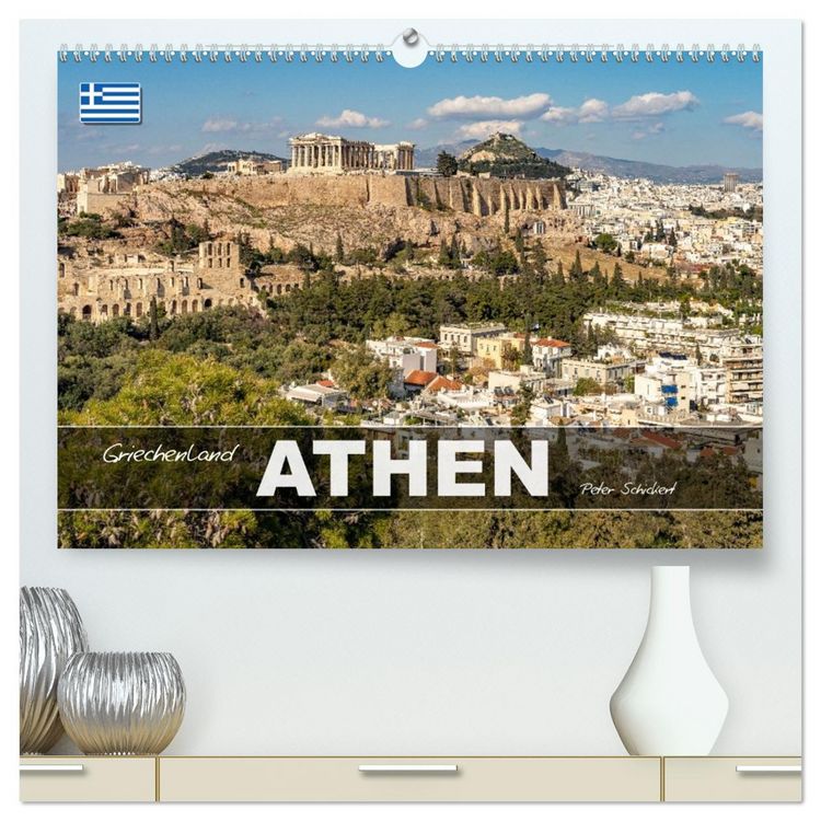 Produktbild: Griechenland - Athen (hochwertiger Premium Wandkalender 2026 DIN A2 quer), Kunstdruck in Hochglanz