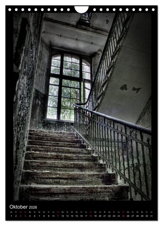 Produktbild: Lost Places Vergessene Orte (Wandkalender 2026 DIN A4 hoch), CALVENDO Monatskalender
