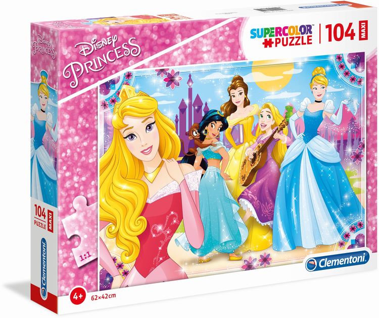 Bild vom Artikel Clementoni - Supercolor Puzzle - Maxi - Princess, 104 Teile vom Autor 