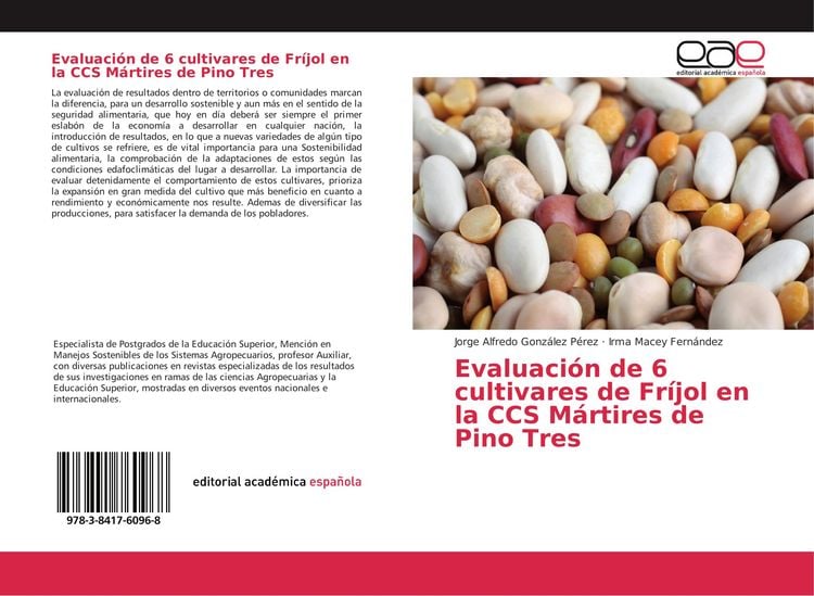 Produktbild: Evaluaci&oacute;n de 6 cultivares de Fr&iacute;jol en la CCS M&aacute;rtires de Pino Tres