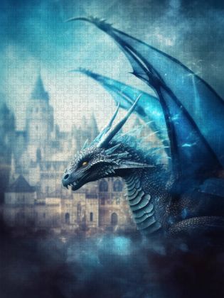 Produktbild: CALVENDO Puzzle Blaufl&uuml;gel | 2000 Teile Lege-Gr&ouml;&szlig;e 90x67cm Foto-Puzzle f&uuml;r gl&uuml;ckliche Stunden