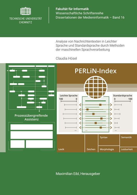 Produktbild: Analyse von Nachrichtentexten in Leichter Sprache und Standardsprache durch Methoden der maschinellen Sprachverarbeitung