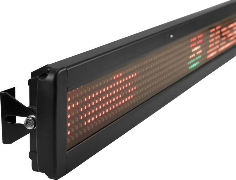 Produktbild: Eurolite ESN 7x80 LED-Laufschrift mit Fernbedienung RGB (B x H x T) 647 x 35 x 97mm