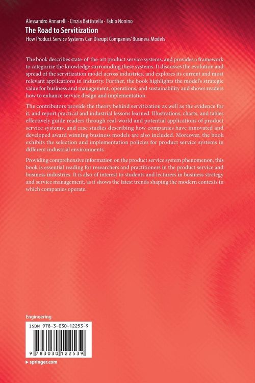 Produktbild: The Road to Servitization