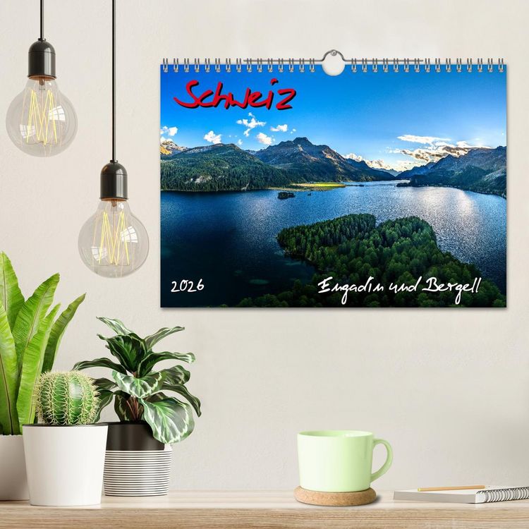 Produktbild: Schweiz - Engadin und Bergell (Wandkalender 2026 DIN A4 quer), CALVENDO Monatskalender