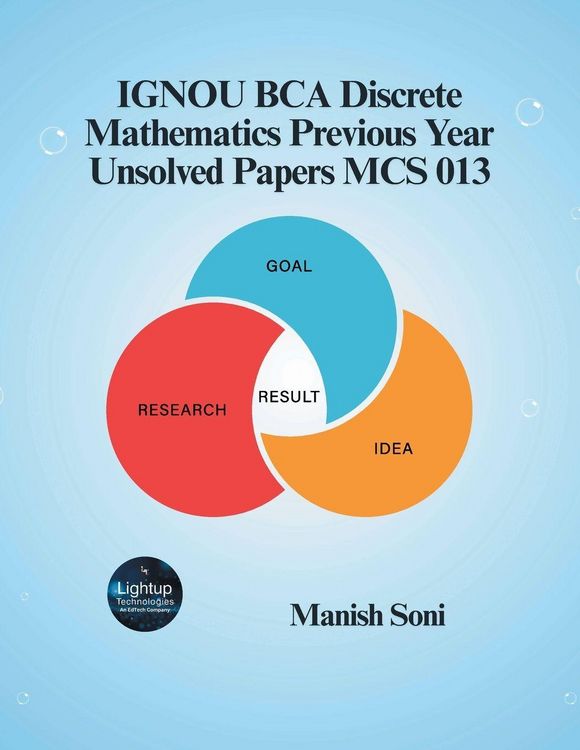 Produktbild: IGNOU BCA Discrete Mathematics Previous Year Unsolved Papers MCS 013