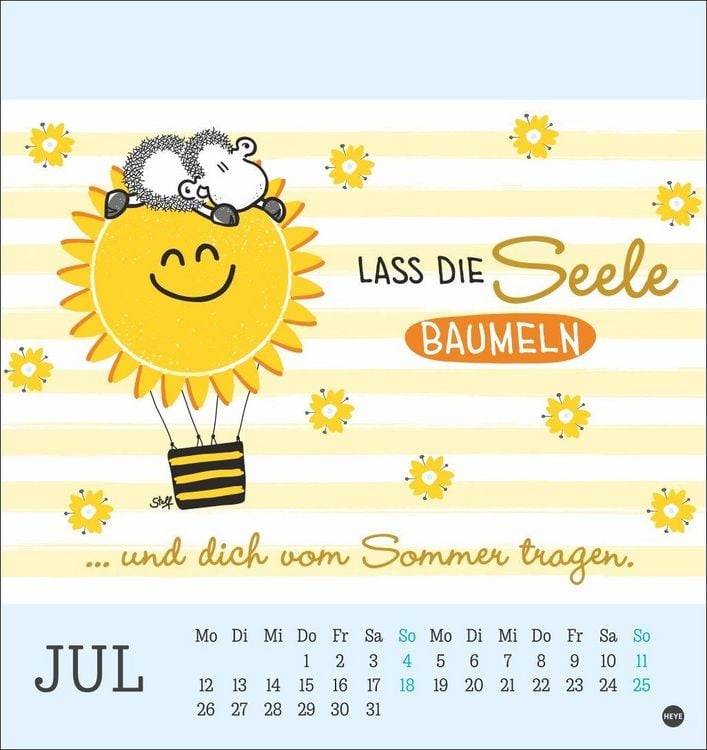 Produktbild: sheepworld Postkartenkalender 2027