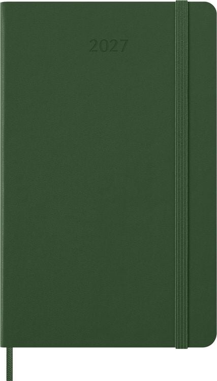 Produktbild: Moleskine 12 Monate Tageskalender 2027, Large/A5, 1 Tag = 1 Seite, Fester Einband, Myrtengr&uuml;n