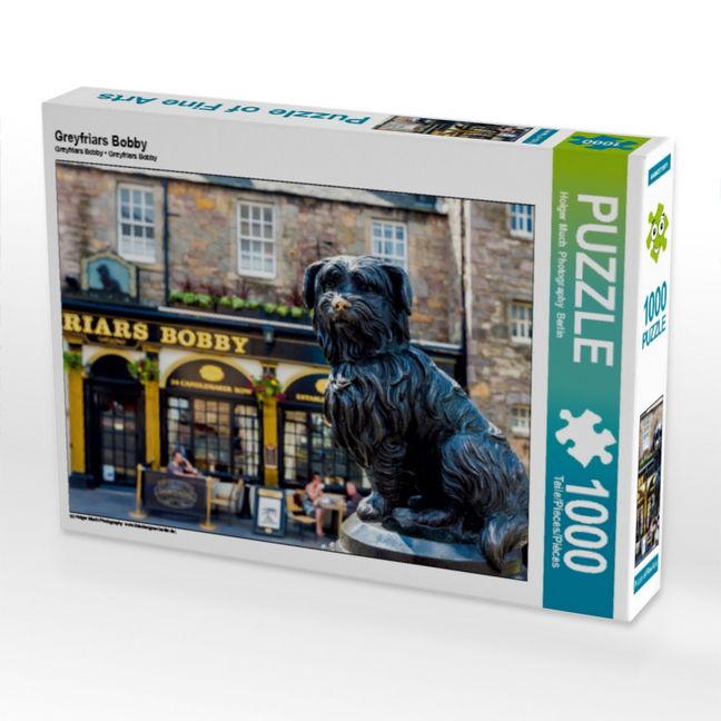 Produktbild: CALVENDO Puzzle Edinburgh: Greyfriars Bobby | 1000 Teile Lege-Gr&ouml;&szlig;e 64x48cm Foto-Puzzle f&uuml;r gl&uuml;ckliche Stunden