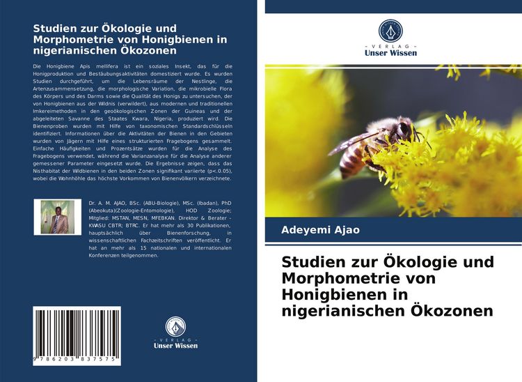 Produktbild: Studien zur &Ouml;kologie und Morphometrie von Honigbienen in nigerianischen &Ouml;kozonen