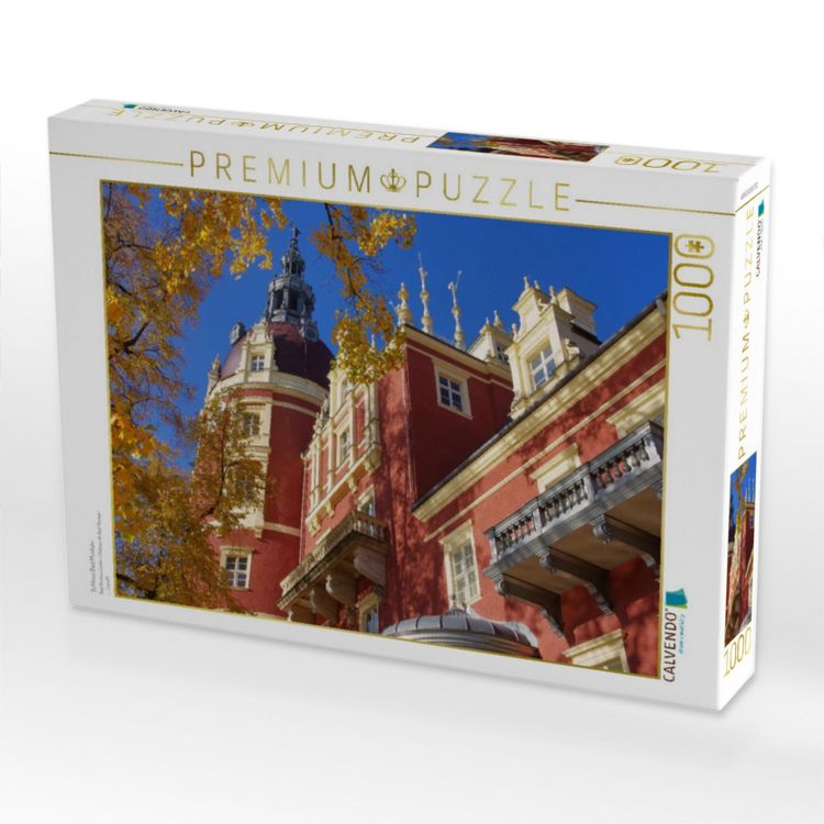 Produktbild: CALVENDO Puzzle Schloss Bad Muskau | 1000 Teile Lege-Gr&ouml;&szlig;e 64x48cm Foto-Puzzle f&uuml;r gl&uuml;ckliche Stunden