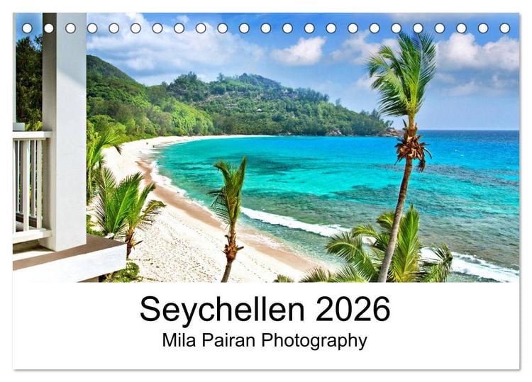 Produktbild: Seychellen Paradies 2026 (Tischkalender 2026 DIN A5 quer), CALVENDO Monatskalender