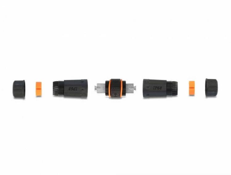 Produktbild: Delock Netzwerk Adapter [1x LSA - 1x LSA] Schwarz