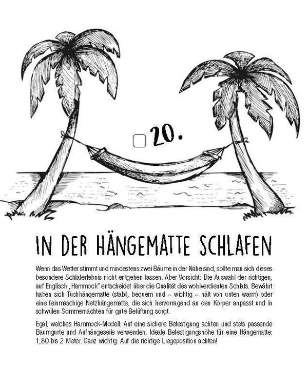Produktbild: Die Bucket List f&uuml;r Camper