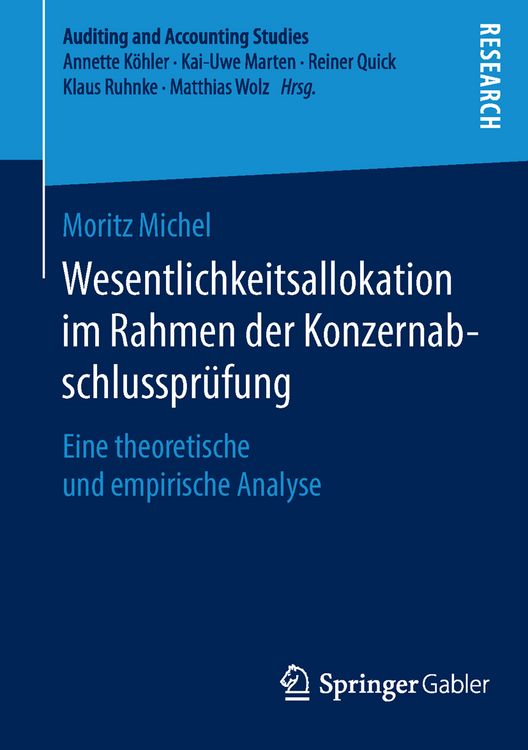 Produktbild: Wesentlichkeitsallokation im Rahmen der Konzernabschlusspr&uuml;fung