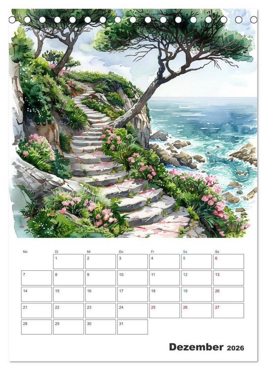 Produktbild: Sand zwischen den Zehen (Tischkalender 2026 DIN A5 hoch), CALVENDO Monatskalender