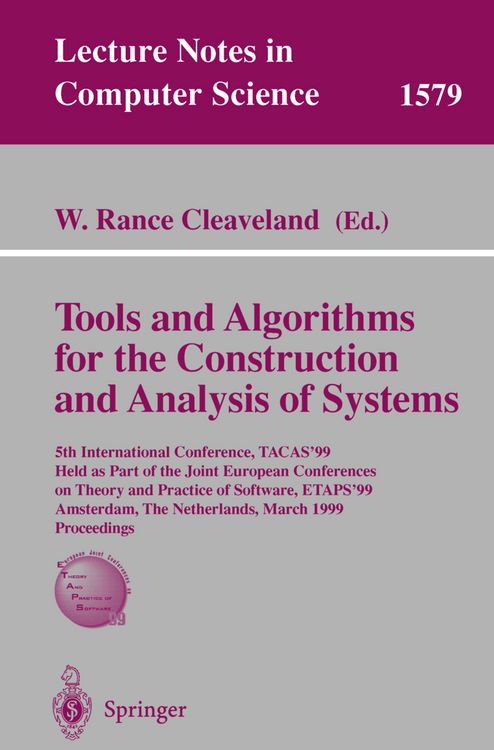 Produktbild: Tools and Algorithms for the Construction of Analysis of Systems