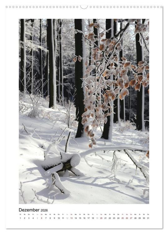 Produktbild: Mein Sehnsuchtsort, der Wald (Wandkalender 2026 DIN A2 hoch), CALVENDO Monatskalender