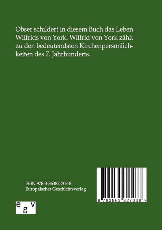 Produktbild: Wilfrid der &Auml;ltere