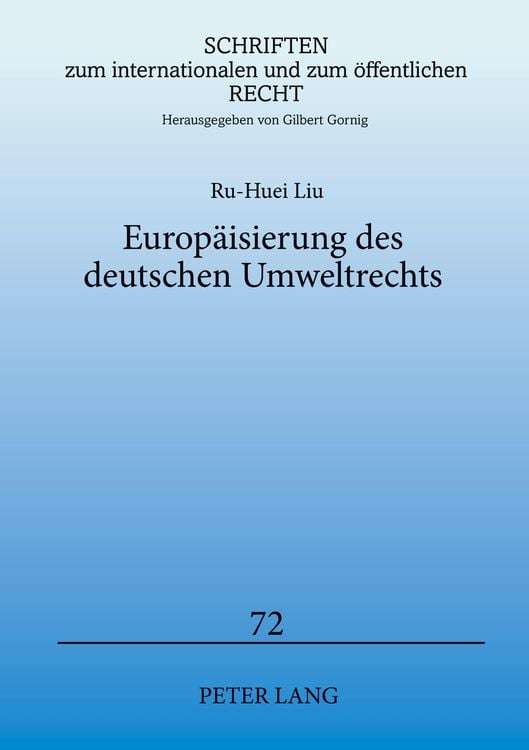 Produktbild: Europ&auml;isierung des deutschen Umweltrechts