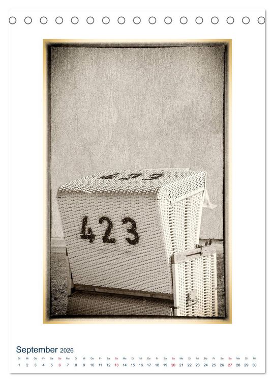 Produktbild: Nordseebrise - Bezauberndes Nordfriesland (Tischkalender 2026 DIN A5 hoch), CALVENDO Monatskalender