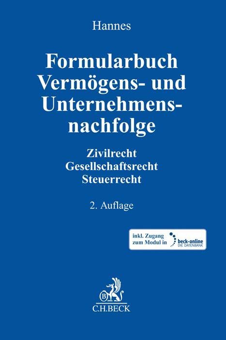 Produktbild: Formularbuch Verm&ouml;gens- und Unternehmensnachfolge