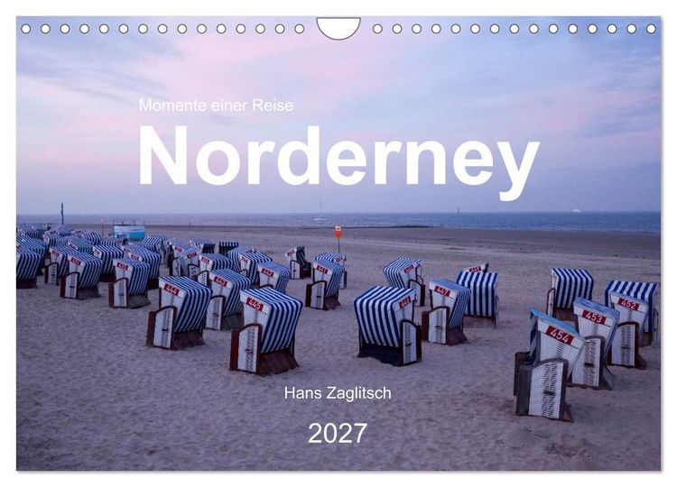 Produktbild: Norderney - Momente einer Reise (Wandkalender 2027 DIN A4 quer), CALVENDO Monatskalender